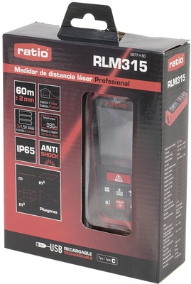 Medidor de Distancias L�ser Profesional Ratio Rlm315